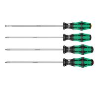 Wera 335/350/355/4 Kraftform Plus Lasertip Screwdriver set, PH/PZ/SL, 4pc, 05347736002