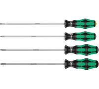 Wera 347736 Kraftform Plus 4 Piece Screwdriver Set - 200mm Long