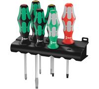 Wera 6 Piece Kraftform Plus 334/368/6 Screwdriver Set