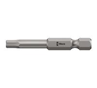 Wera 05350430001 0.05 x 50 mm 840/4 Z Bits for Hex Socket Screws - Silver