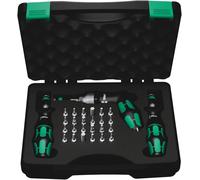 Wera 05350451001 7445/46/47 Kraftform torque screwdriver set 2.5-55.0 in.lbs., 27 pieces