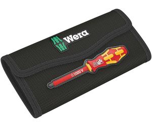 Wera 05671388001 9457 Folding pouch for 18-piece Kraftform Kompakt VDE sets, empty, 180 x 85 mm