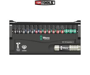 Wera 057697 Bit-Check Impaktor Magnetic Holder & Impact Screwdriver Bit Set 30Pc