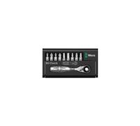 Wera 073645 10 Pce 1/4" Hex-Drive Mini Ratchet Screwdriver Bit Set PZ/PH/TX/Hex