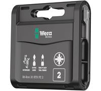 Wera 1/4" Bit-Box 20 855/1 BTH Torsion Zone Extra Hard 05057762001 20x PZ 2x25