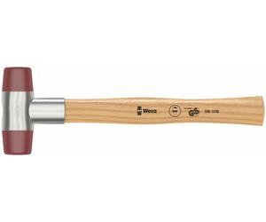 Wera 102 40mm⌀ Urethane Double Soft-Face Hickory Handle Hammer Mallet #5, 000525