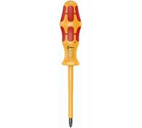 Wera 05051613001 1065 i PZ VDE-insulated Kraftform Phillips-head screwdriver, PZ 2 x 100 mm