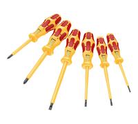 Wera 1060 i/1062 i/6 Kraftform VDE Screwdriver Set, 6 Pieces - 05051575001