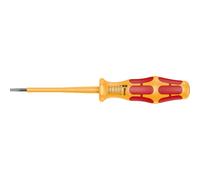Wera 1060I Kraftform VDE Insulated Slotted Screwdriver 2.5mm 80mm