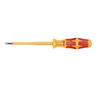 Wera 1060I Kraftform VDE Insulated Slotted Screwdriver 3.5mm 100mm