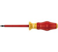 Wera 1160 i VDE Kraftform Comfort Slotted Screwdriver, 1.2 x 6.5 x 150 mm, 05031588001