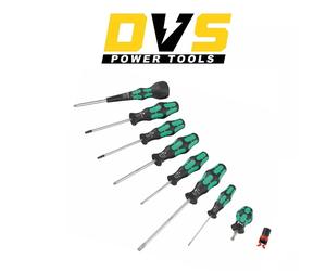 Wera 134029 9 Piece 9528 Ball Grip Set 2 Screwdriver Set Pozi Torx Slotted