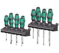 Wera 14 Piece Kraftform Laser Tip Slotted, Phillips, Pozi, Torx Screwdriver Set