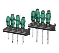 Wera 05105630001 Kraftform Big (Pack 300) Series Screwdriver Set, Green