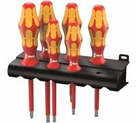 Wera 05006145001 160 i/6 Rack Screwdriver set Kraftform Plus Series 100 + Rack, 6 pieces
