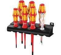 Wera 160I 7 Piece Kraftform Plus VDE Insulated Slimline Screwdriver Set