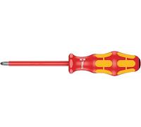 Wera 165 i PZ Kraftform Plus Lasertip VDE Insulated Screwdriver, Pozidriv 2 x 100 mm, 05006164001