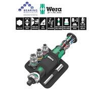 Wera 18 Pcs 8009 Zyklop Pocket Set Ratchet Screwdriver Bit Holder, 05004281001