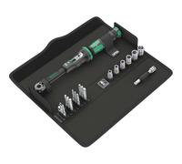 Wera 20 Piece Adjustable Torque Wrench 1/4'' Hex Drive (2.5 - 25Nm)