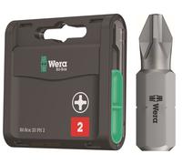 Wera Bit-Box 20 H PH2 Extra Hard bits for drill/drivers, 25mm, 20pc pack, 05057750001 , Black