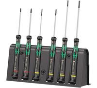 Wera 2035/6 A Kraftform Micro Screwdriver Set, for electronic applications, PH/SL, 6 Piece, 05118150001