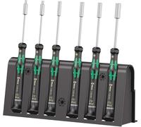 Wera 2069/6 Kraftform Micro Screwdriver Set, for Electronic Applications, Hex-Pl