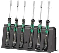 Wera 2069/6 Kraftform Micro Screwdriver Set, for electronic applications, Hex-Plus, 6 Piece, 05118158001