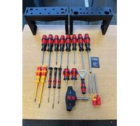 Wera 28x Piece Screwdriver kit with rack
