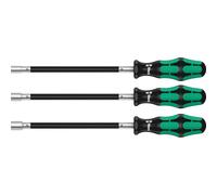 Wera 3 Piece Kraftform Flexible Shaft Nutspinner Set
