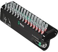WERA 30Pc PH PZ & Torx Bi Torsion Screwdriver Bit Set & Rapidaptor Holder 057430