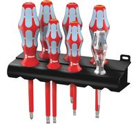 Wera 5022728001 Kraftform Plus VDE Stainless Steel Screwdriver Set of 7 PH / SL
