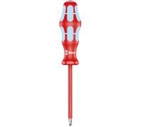 WERA 3160i VDE Stainless Steel Kraftform Screwdriver, Choose Pozi,Phillips,Slot