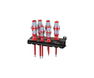Wera 3165i/6 Kraftform VDE Stainless Steel Lasertip screwdriver set, PZ/SL, 6pc, 05022745001
