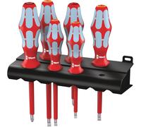 Wera 3165i/6 Kraftform VDE Stainless Steel Lasertip screwdriver set, PZ/SL, 6pc