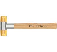 Wera 32mm⌀ Cellulose Acetate Double Soft-Face Hickory Handle Hammer #3, 000015