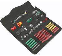 Wera 35 Piece Kraftform Kompakt VDE Screwdriver Ratchet Maintenance Kit, 135926