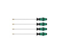 Wera 367/4 4-Piece Kraftform Plus Torx HF Screwdriver Set, 300mm 05028074001
