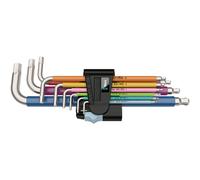 Wera 3950 SPKL/9 Stainless Hex+ Key Set Multi Colour 1.5-10mm 9pc