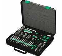 Wera 8100 SA/SC 2 Zyklop Speed Ratchet, Socket & Bit Set, 1/4" & 1/2" Drive, 43pc, 05160785001