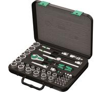 Wera 43 Piece 3/8" Zyklop Speed 8100 SB 2 Metric Socket & Ratchet Bit Set,003594