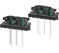 Wera 454/10 HF Set Imperial 1 screwdiver set T-handle screwdrivers Hex-Plus with holding function, imperial, 10 pieces, 05023451001