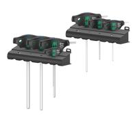 Wera 454/7 HF Set 1 T-Handle Screwdrivers Hex-Plus - HF 7 Pieces