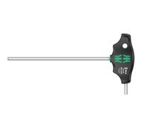 Wera 454 HF T-Handle Hexagon Screwdriver Hex-Plus - HF 6 x 200mm