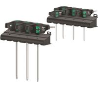 Wera 467/7 HF Set 1 TORX T-Handle Screwdriver set With Rack 7 Piece 05023452001