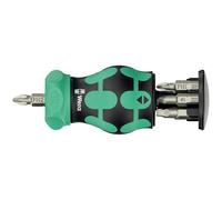 Wera Tools Bicycle Cycle Kraftform Kompakt Stubby Magazine Rachet Screwdriver 3