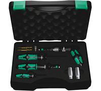 Wera 5074745001 7443/61/9 Assembly Set for Tyre Pressure Control Systems - Silver