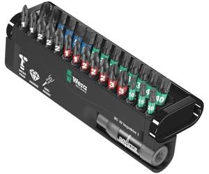 Wera 57690 Impaktor Assorted Bit Set, 30 Pieces