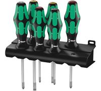 Wera 6 Piece Kraftform Plus 355/350/6 Screwdriver Set