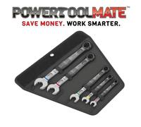 WERA 6003 5 Piece Joker Combination Spanner Set,8mm,10mm,13mm,17mm,19mm, 020230