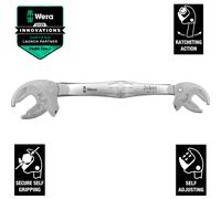 Wera Joker 6006 XS/S Self-Adjusting Double Wrench, 7-10 x 1/4-3/8" x 10-13 x 7/16-1/2" x 161mm